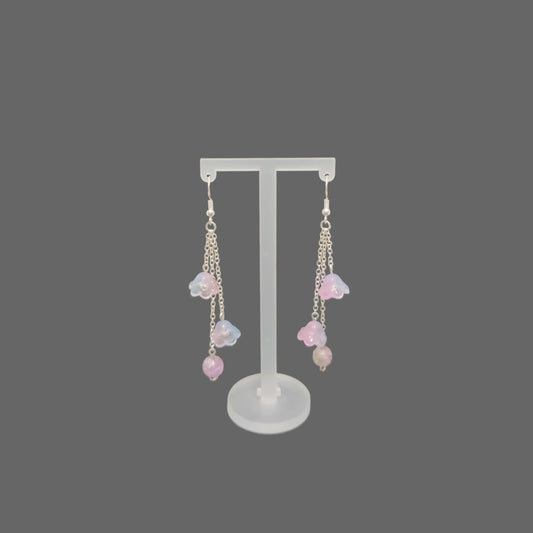 Aurora Swirl Sterling Silver Earrings