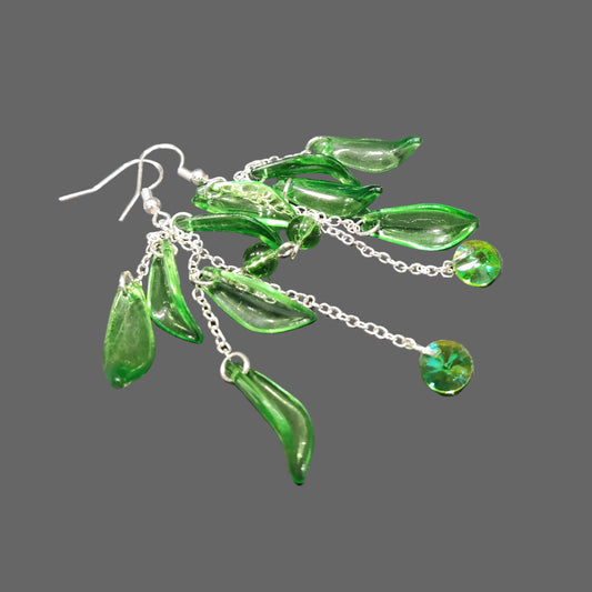 Gilded Ivy Sterling Silver Earrings