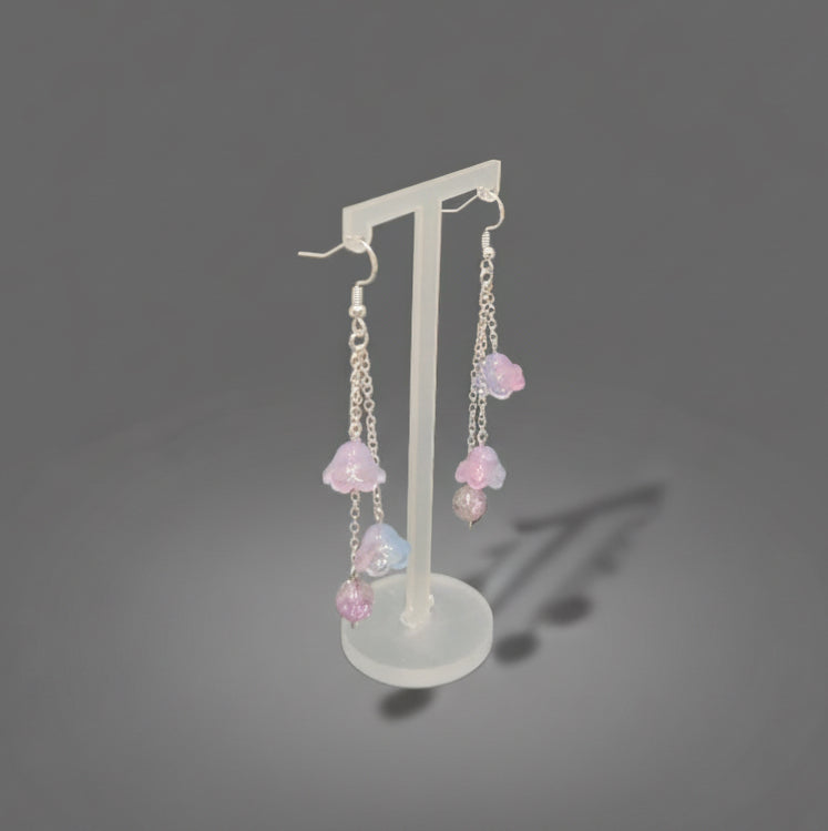 Aurora Swirl Sterling Silver Earrings