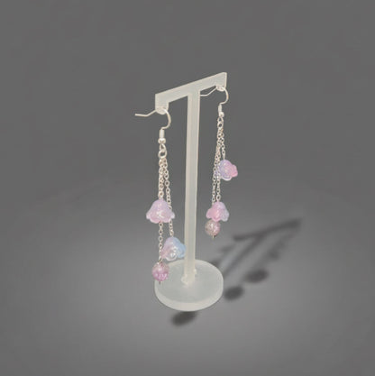 Aurora Swirl Sterling Silver Earrings