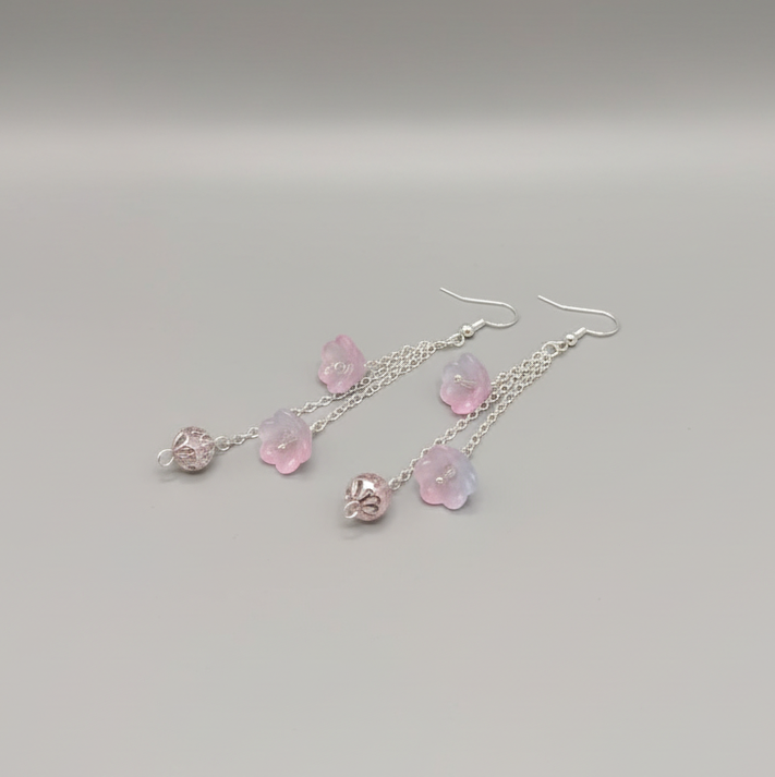 Aurora Swirl Sterling Silver Earrings