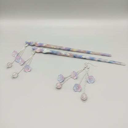 Aurora Swirl Sterling Silver Earrings