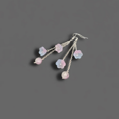 Aurora Swirl Sterling Silver Earrings