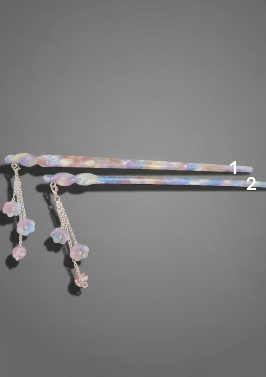 Illumination Hair Pin in Aurora Swirl