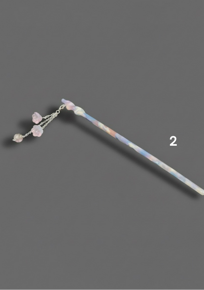 Illumination Hair Pin in Aurora Swirl