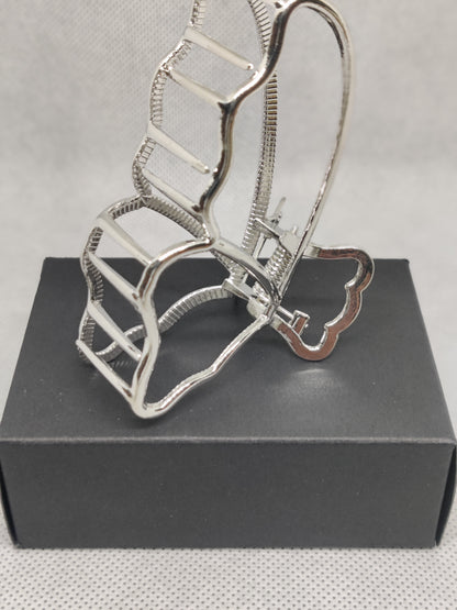 M HOLLOW Metal Butterfly Wing Hair Clip