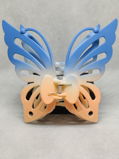L DOUBLE Layer Sharp Butterfly Wings Hair Clip