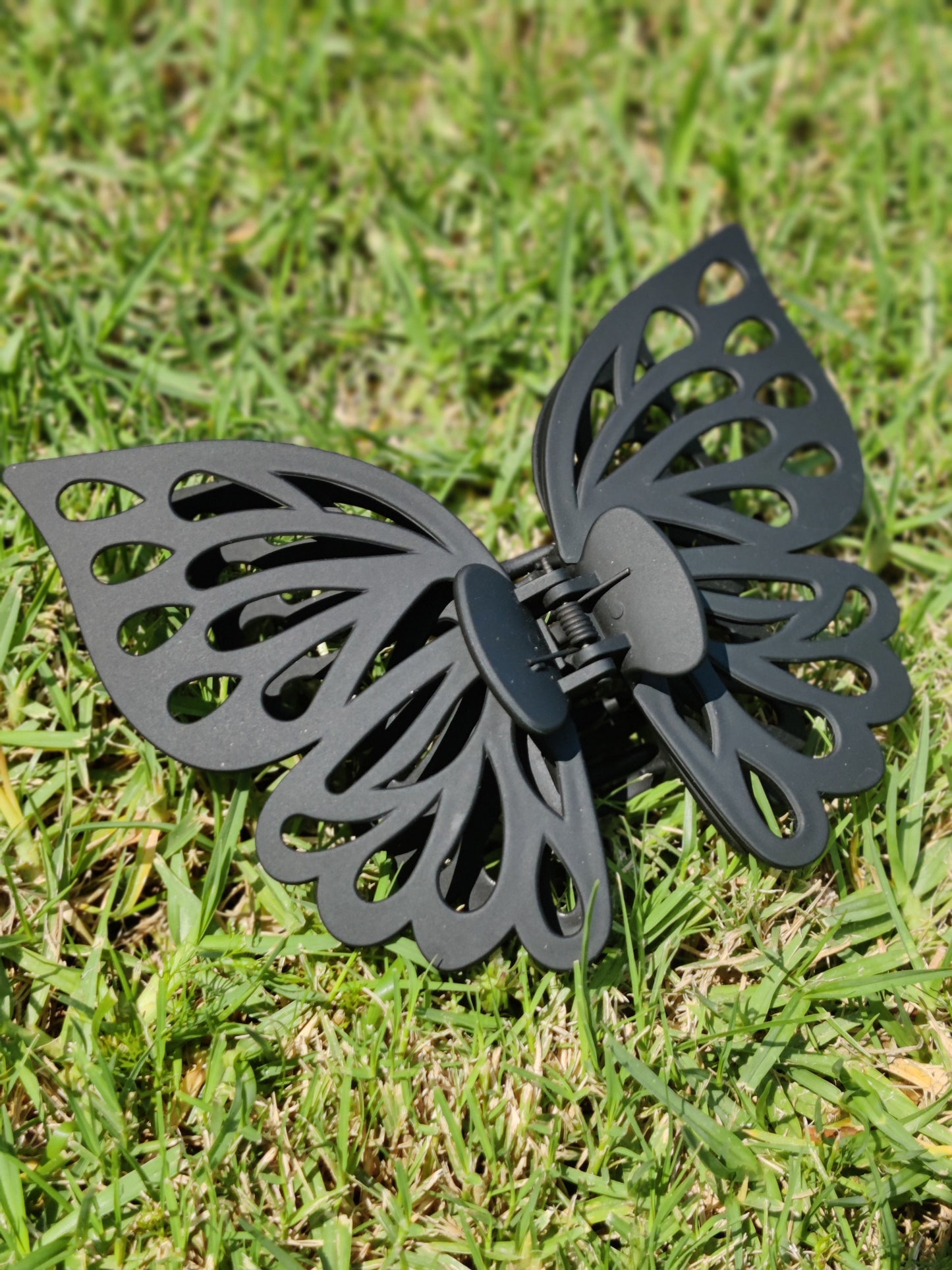 L DOUBLE Layer Butterfly Wings Hair Clip