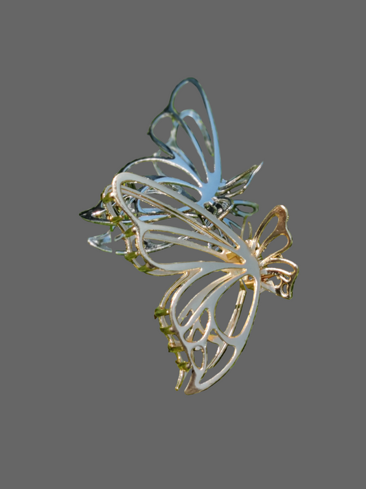 M EDGE Metal Butterfly Wing Hair Clip