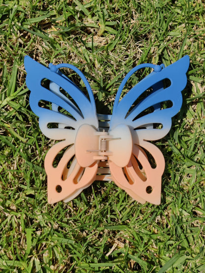 L DOUBLE Layer Sharp Butterfly Wings Hair Clip
