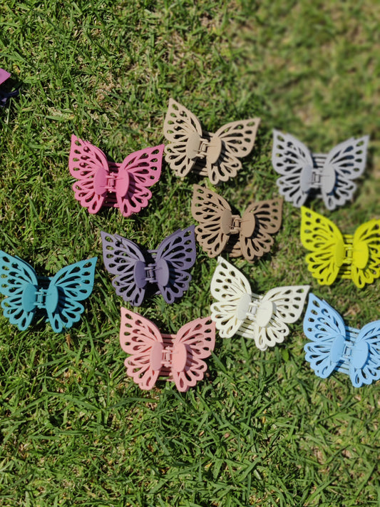M DOUBLE Layer Butterfly Wings Hair Clip