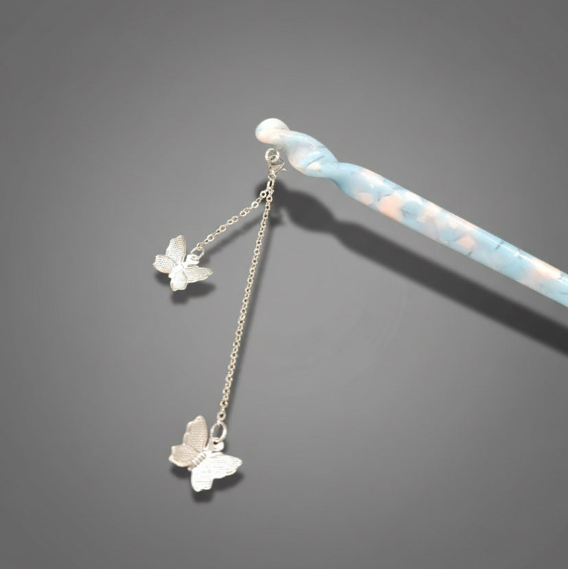 Illumination Hair Pin in Dawn Bloom Swirl