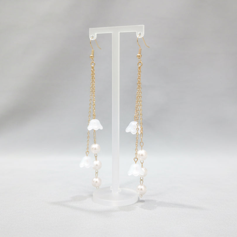 Cerulean Mist Gold Plated Earrings