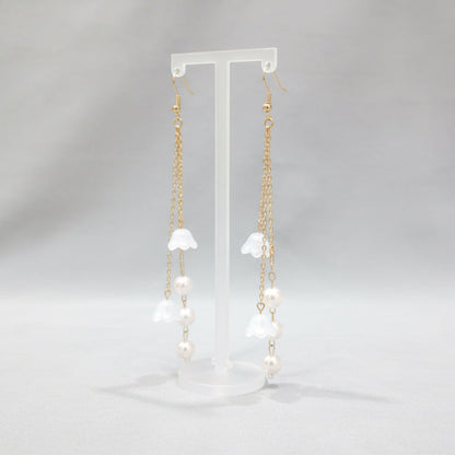 Cerulean Mist Gold Plated Earrings