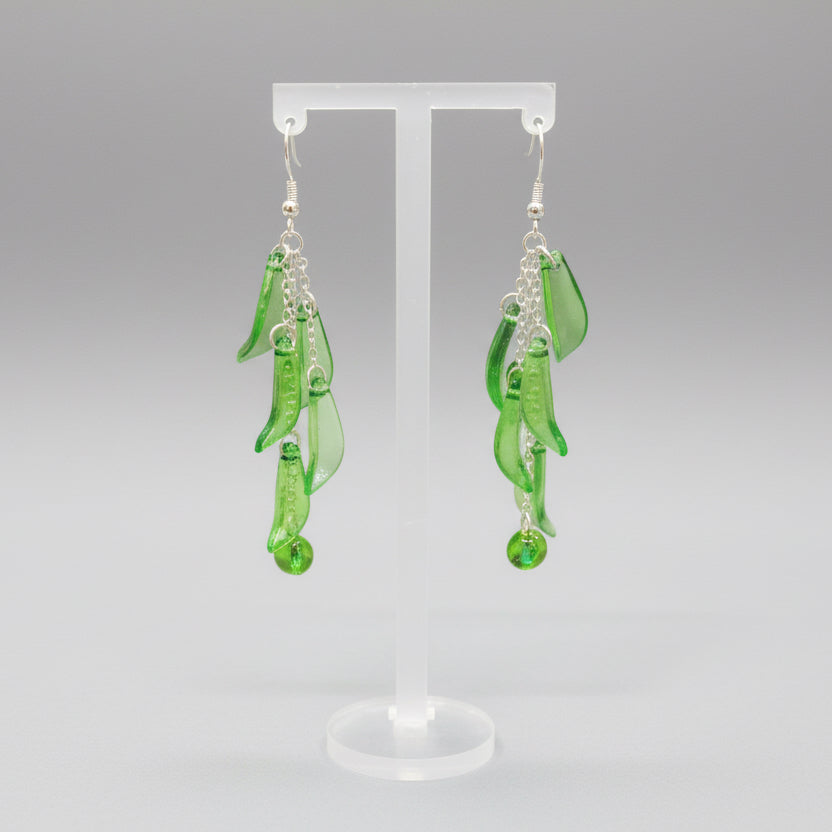 Gilded Ivy Sterling Silver Earrings