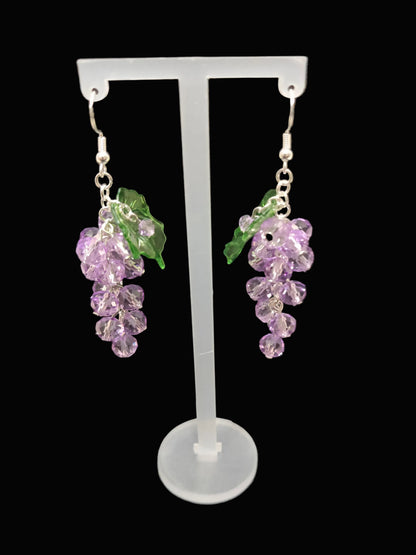 CUSTOM for R.Z. only: Gilded Grape Sterling Silver Earrings