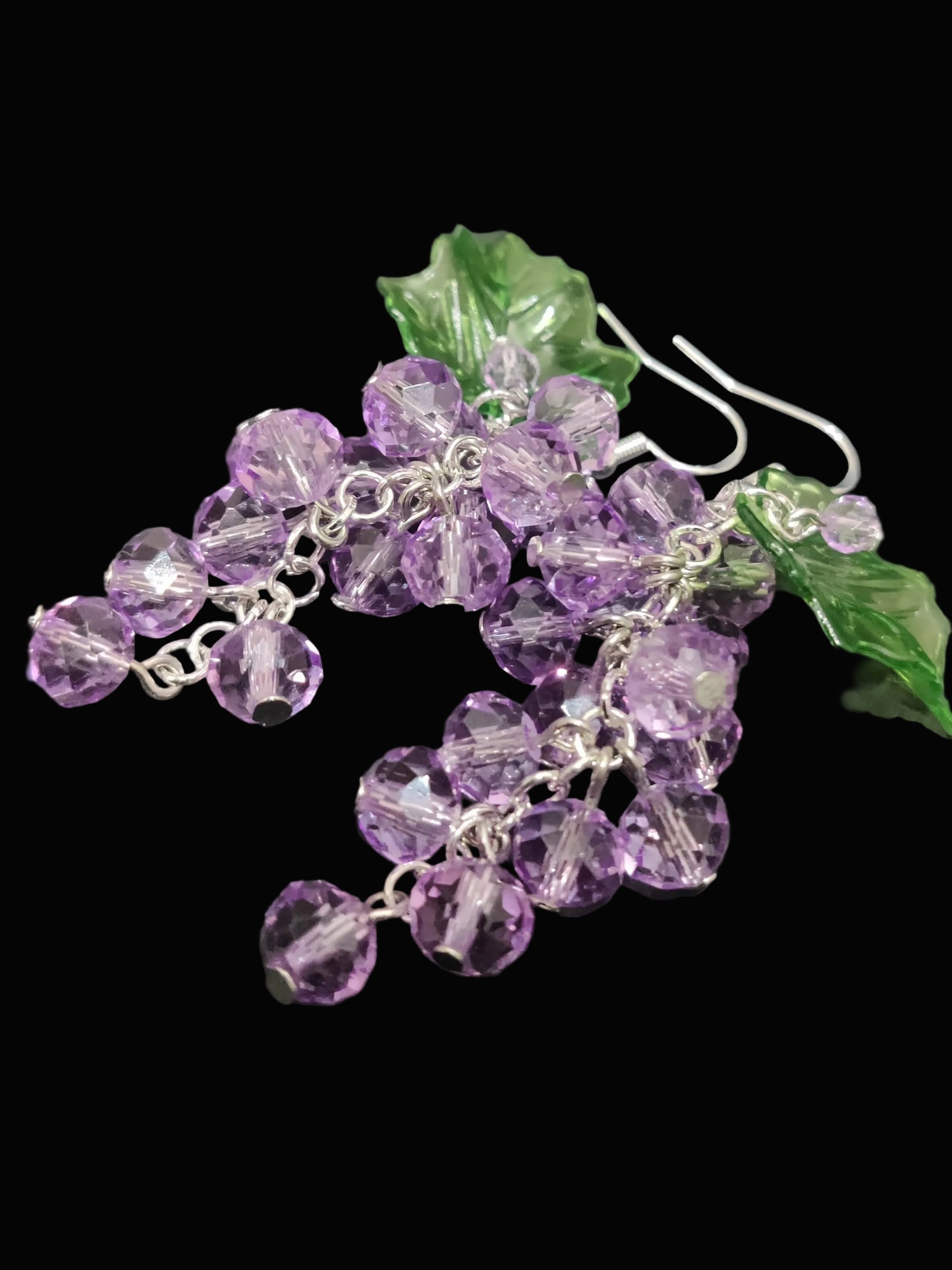 CUSTOM for R.Z. only: Gilded Grape Sterling Silver Earrings