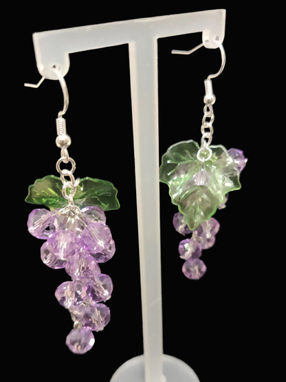 CUSTOM for R.Z. only: Gilded Grape Sterling Silver Earrings