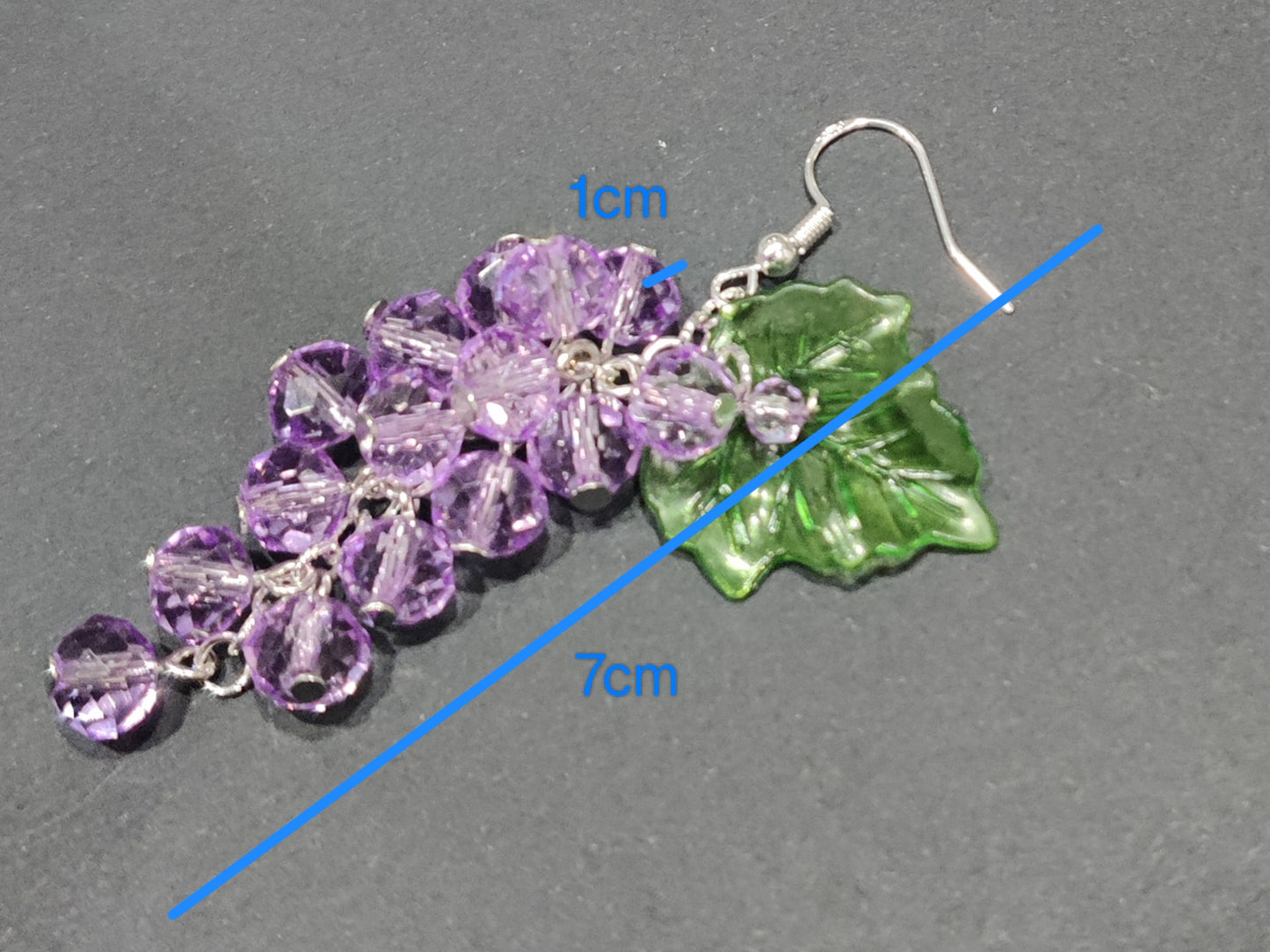 CUSTOM for R.Z. only: Gilded Grape Sterling Silver Earrings
