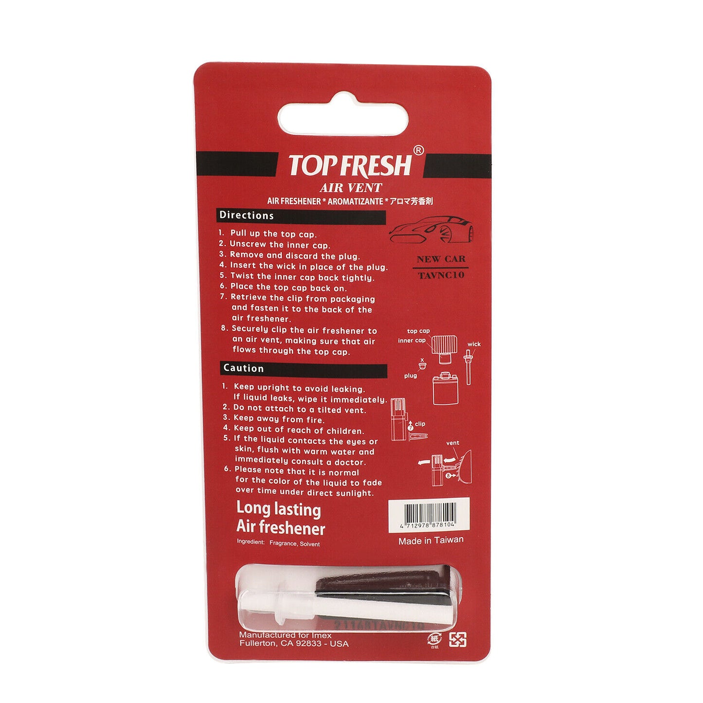 TREEFROG TOP FRESH AIR VENT - NEW CAR